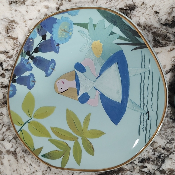 Disney Alice in Wonderland 70th Anniversary plate set of 4 - Picture 4 of 8